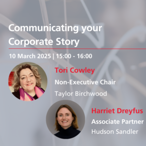 Communicating your Corporate Story (1 hr of CPD)